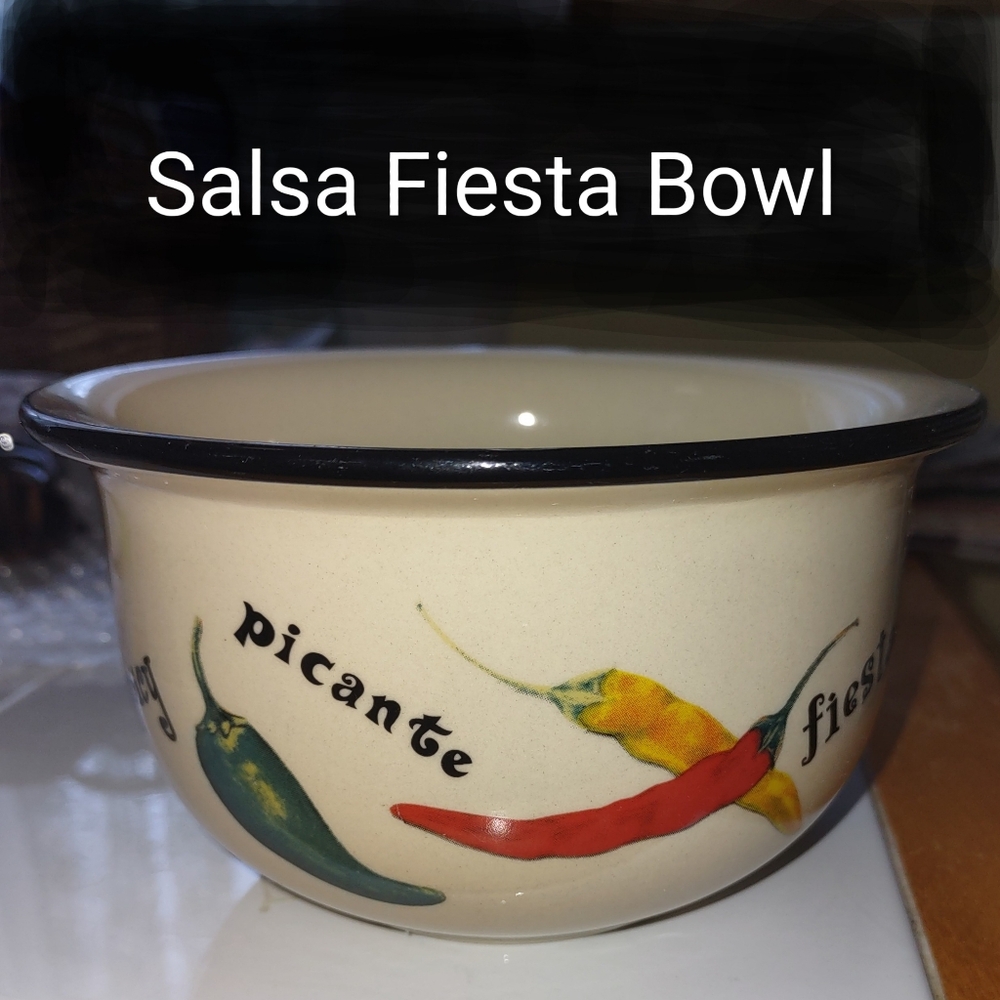 Salsa Fiesta Bowl Home & Garden Party Collection 2004